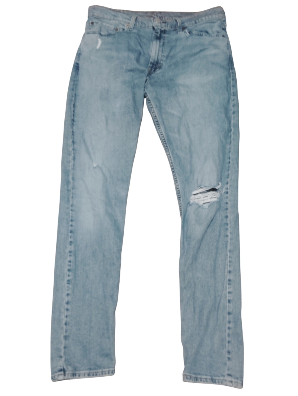 Levi's 512 Jeans Slim Taper Light Blue Denim Size 36X34 Mens
